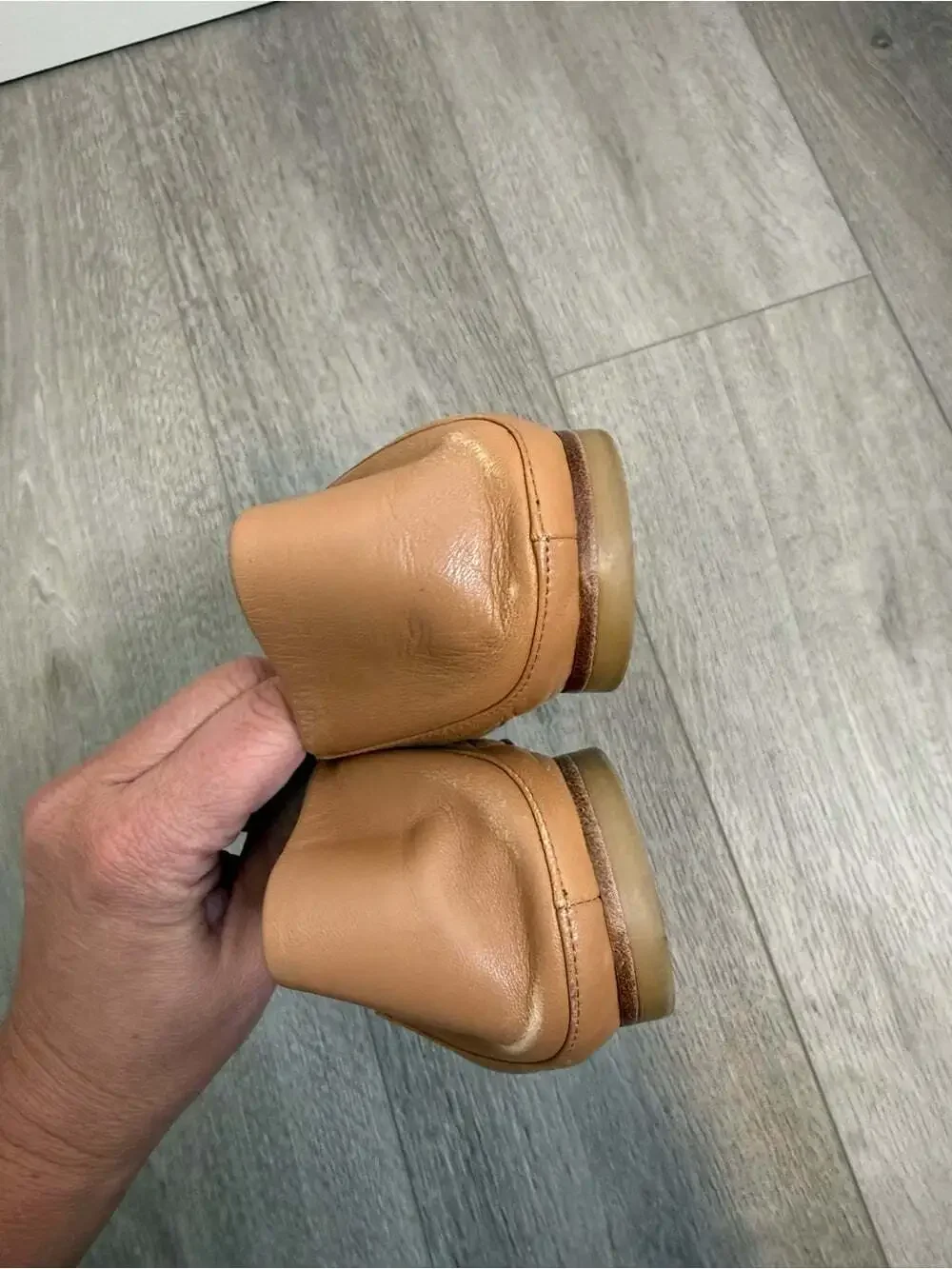 Stuart Weitzman - Wylie leather loafers brown tan size 9